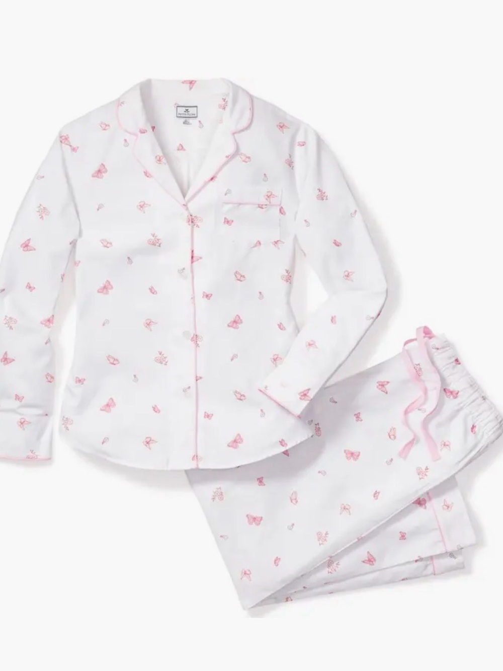 ✨ Petite Plume Pink Butterfly Pajama Set Girls 3T Cotton